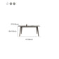 Modern Style Furniture Rectangle Stone Dining Room Table for Home