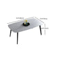 Home Sintered Stone Kitchen Table Industrial Rectangle Fixed Dining Desk Clearhalo 'Dining Tables & Seating' 'Dining Tables' 'dining_table' 'furn' 'furn_dining_table' 'Furniture' 'Kitchen & Dining Furniture' 1200x1200_fb1d9f51-8342-4d06-8f63-d80e188e370f