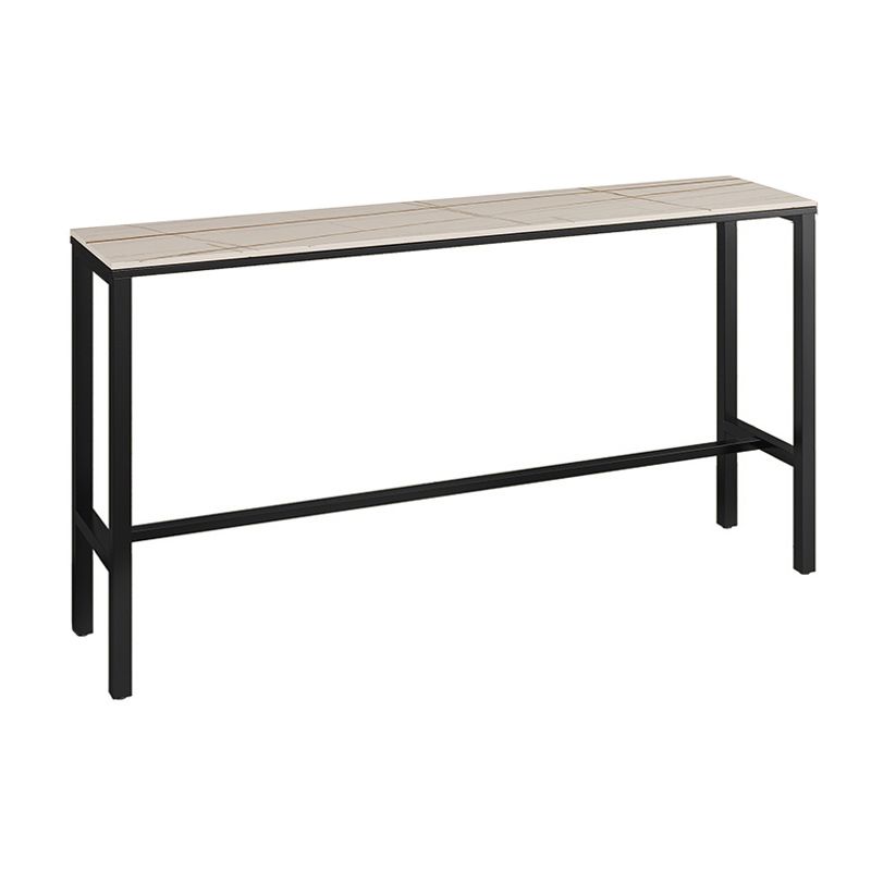 Modern Rectangle Stone Counter Table 1/3/5 Pieces Bar Table Set for Balcony Clearhalo 'Bar Furniture' 'furn' 'furn_home_bar_bar_sets' 'Furniture' 'Home Bars & Bar Sets' 'home_bar_bar_sets' 'Kitchen & Dining Furniture' 1200x1200_fb1fa421-f652-4fcf-a546-ccdcc9daeda4
