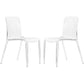 Scandinavian Style Plastic Chair Set Solid Back Side Kitchen Dining Chairs Clearhalo ' kitchen&dining_furn' 'Dining Chairs' 'Dining Tables & Seating' 'dining_chair' 'furn' 'furn_dining_chair' 'Furniture' 'furniture_dining_chair' 'Kitchen & Dining Furniture' 'kitchen' 1200x1200_fb204947-aca8-4b42-9924-05ac78d1a136