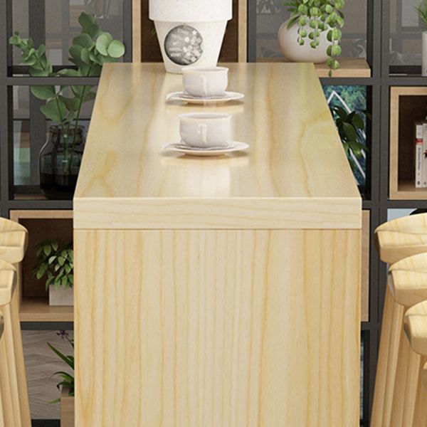 1/2/5/9-teiliges Barhocker- und Tischset aus massivem Holz für Pub-Esszimmer