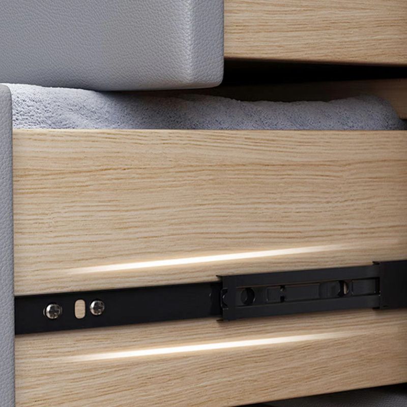 Steinbett Nachttisch Klassiker Glam -Nachtschrank für Schlafzimmer