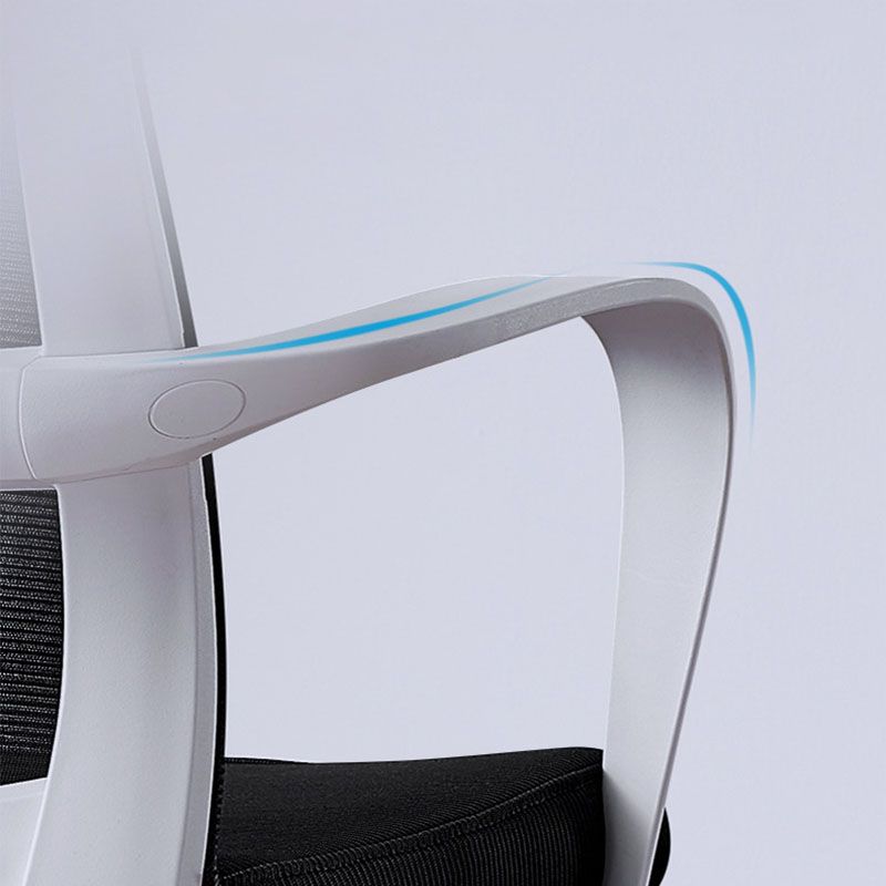 Modern Fixed Arms Desk Chair High-back Office Ergonomic Chair Clearhalo 'furn' 'furn_office_chair' 'Furniture' 'Office Chairs' 'Office Furniture' 'office_chair' 1200x1200_fb293233-43fa-4175-90d5-7741a1ed3046