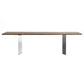 Rectangle Kitchen Dining Table Solid Wood Table Luxury with Double Pedestal Base Clearhalo 'Dining Tables & Seating' 'Dining Tables' 'dining_table' 'furn' 'furn_dining_table' 'Furniture' 'furniture_dining_table' 'Kitchen & Dining Furniture' 'kitchen' 'kitchen_dining_table' 1200x1200_fb29e982-31ee-425a-863c-2fc347683ef1