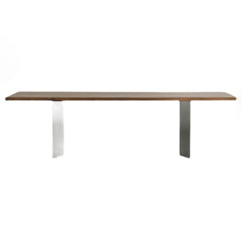 Rectangle Kitchen Dining Table Solid Wood Table Luxury with Double Pedestal Base Clearhalo 'Dining Tables & Seating' 'Dining Tables' 'dining_table' 'furn' 'furn_dining_table' 'Furniture' 'furniture_dining_table' 'Kitchen & Dining Furniture' 'kitchen' 'kitchen_dining_table' 1200x1200_fb29e982-31ee-425a-863c-2fc347683ef1