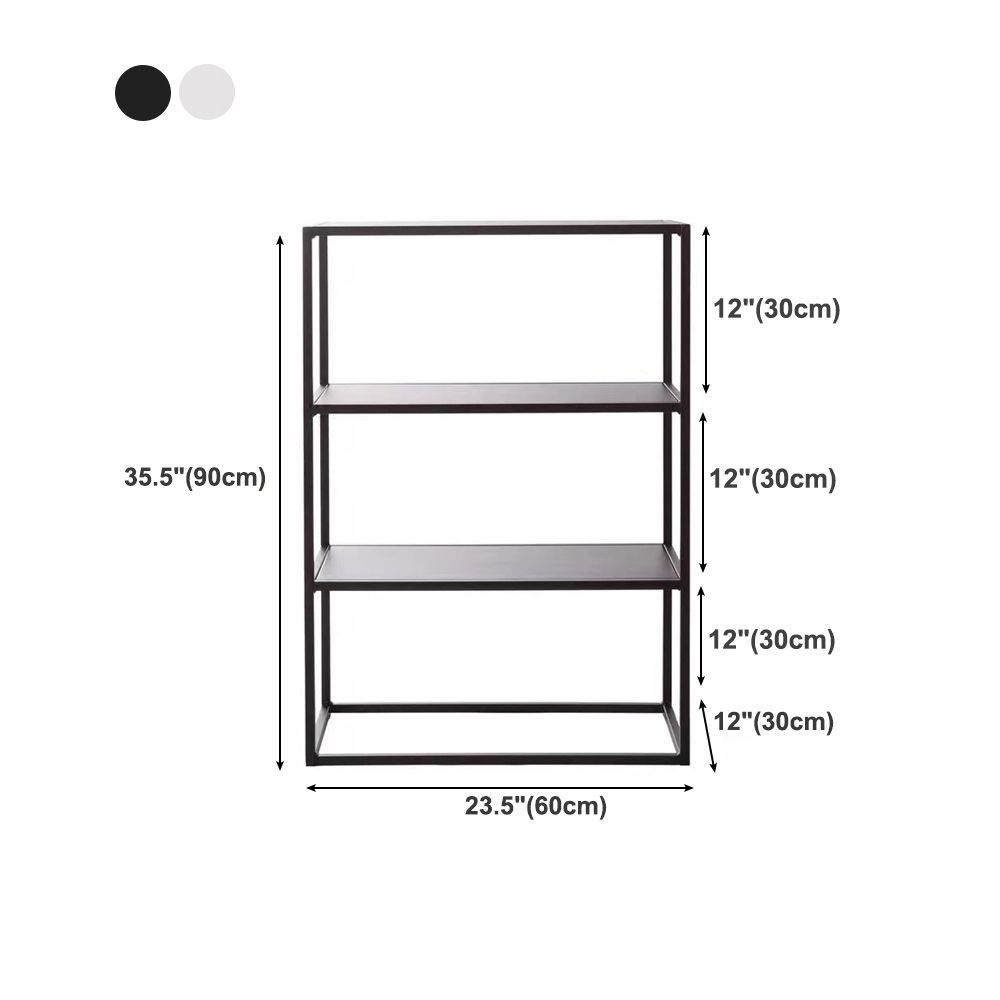 Open Metal Etagere Bookcase Contemporary Shelf Bookcase with Shelves Clearhalo 'Bookcases' 'furn' 'furn_bookcases' 'Furniture' 'furniture_bookcases' 'kitchen' 'kitchen_bookcases' 'Living Room Furniture' 'Office Furniture' 1200x1200_fb2c5411-f363-4791-81b2-f8d6ff2604fa