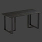Industrial Dining Table Sintered Stone Table with Double Pedestal for Dining Room Clearhalo ' dining_table' 'Dining Tables & Seating' 'Dining Tables' 'furn' 'furn_dining_table' 'Furniture' 'furniture_dining_table' 'Kitchen & Dining Furniture' 'kitchen&dining_furn' 'kitchen' 'kitchen_dining_table' 1200x1200_fb30a6d7-45eb-41fb-a466-1d9a48eb3ed0