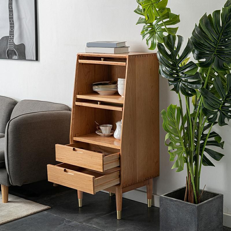 Mid-Century Modern Rectangle Accent Chest Solid Wood Straight Legs Chest Clearhalo 'Cabinets & Chests' 'cabinets_chests' 'furn' 'furn_cabinets_chests' 'Furniture' 'Living Room Furniture' 1200x1200_fb3225a8-fd6d-41e2-b907-9a8c4438fda6