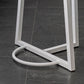 Mesa de comedor con barra superior de madera redonda de estilo contemporáneo para uso doméstico