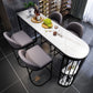 Modern Bar Table Set 1/3/5 Pieces Rectangle Stone Counter Table with Stools for Kitchen Clearhalo 'Bar Furniture' 'furn' 'furn_home_bar_bar_sets' 'Furniture' 'Home Bars & Bar Sets' 'home_bar_bar_sets' 'Kitchen & Dining Furniture' 1200x1200_fb326816-6121-41a6-ae1c-375d8eaa21e6