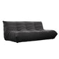 Modern Tufted Cushions Armless Living Room Wooden Standard Seating