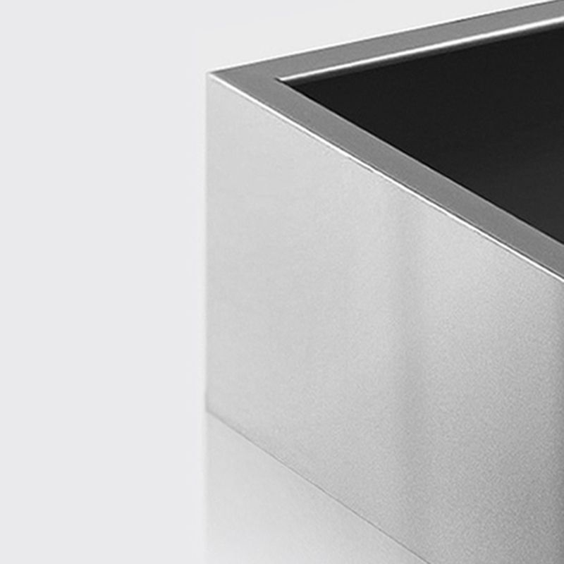 13.7" Contemporary Style 3 Legs Metal Base Square Glass Top Coffee Table Clearhalo 'Coffee & Accent Tables' 'Coffee Tables' 'coffee_tables' 'furn' 'furn_coffee_tables' 'Furniture' 'Living Room Furniture' 1200x1200_fb396657-8229-4f35-83a4-db7eece46501