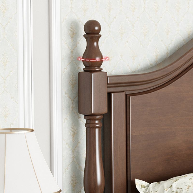 Legno rustico in legno rustico largo 84,65 pollici con testiera