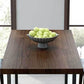 Industrial 1/2/5 Pieces Furniture Rectangle Solid Wood Dining Set in Brown