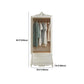 French Country Wardrobe White Colour Solid Wood Wardrobe Closet with Drawers
