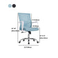 Lumbar Support Desk Chair Contemporary Mid-Back Office Chair