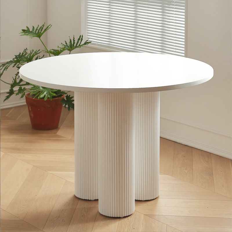 Moderner Stil Round Rock Slate/Holztisch mit 3 Beinen Basis Couchtisch