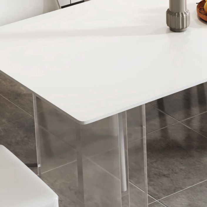 Ensemble de table rectangle de style contemporain 1/4/7 pièces Pièces Ensemble de restauration pour la cuisine