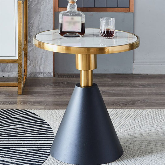 23,6 "tavolo laterale del piedistallo mentale moderno alto per soggiorno per soggiorno