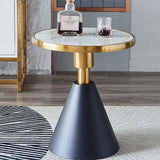 23,6 "tavolo laterale del piedistallo mentale moderno alto per soggiorno per soggiorno