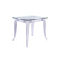Modern Glass Dining Table Clear Dining Table with Plastic Base Clearhalo 'Dining Tables & Seating' 'Dining Tables' 'dining_table' 'furn' 'furn_dining_table' 'Furniture' 'furniture_dining_table' 'Kitchen & Dining Furniture' 'kitchen' 'kitchen_dining_table' 1200x1200_fb4206b0-e129-4a32-8394-a1358c9c3eb0