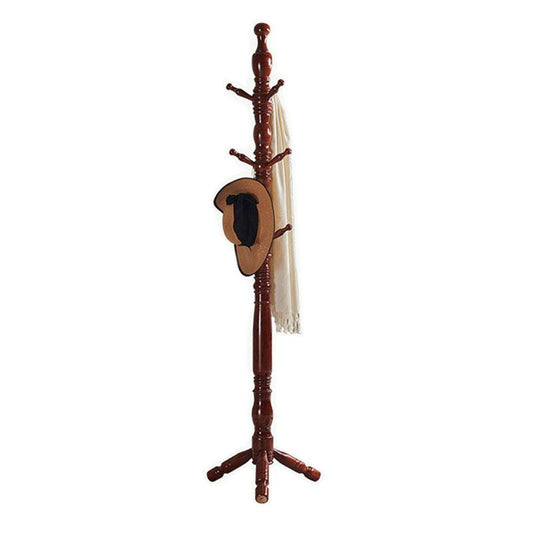 Rack de manteaux d'entrée en bois massif Style traditionnel Simple Home Floor Coat Cherners