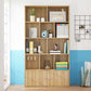 Closed Wooden Bookshelf Modern Home Living Room Standard Bookcase with Door Clearhalo 'Bookcases' 'furn' 'furn_bookcases' 'Furniture' 'Office Furniture' 1200x1200_fb4477bd-fe28-4c49-888f-6f8ffcc939da