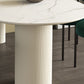 Irregular Sintered Stone Dining Table Modern Island Table with Wooden Double Pedestal Clearhalo ' dining_table' 'Dining Tables & Seating' 'Dining Tables' 'furn' 'furn_dining_table' 'Furniture' 'furniture_dining_table' 'Kitchen & Dining Furniture' 'kitchen&dining_furn' 'kitchen' 'kitchen_dining_table' 1200x1200_fb4bccab-c3d4-43de-8d1a-ad859c51ae06