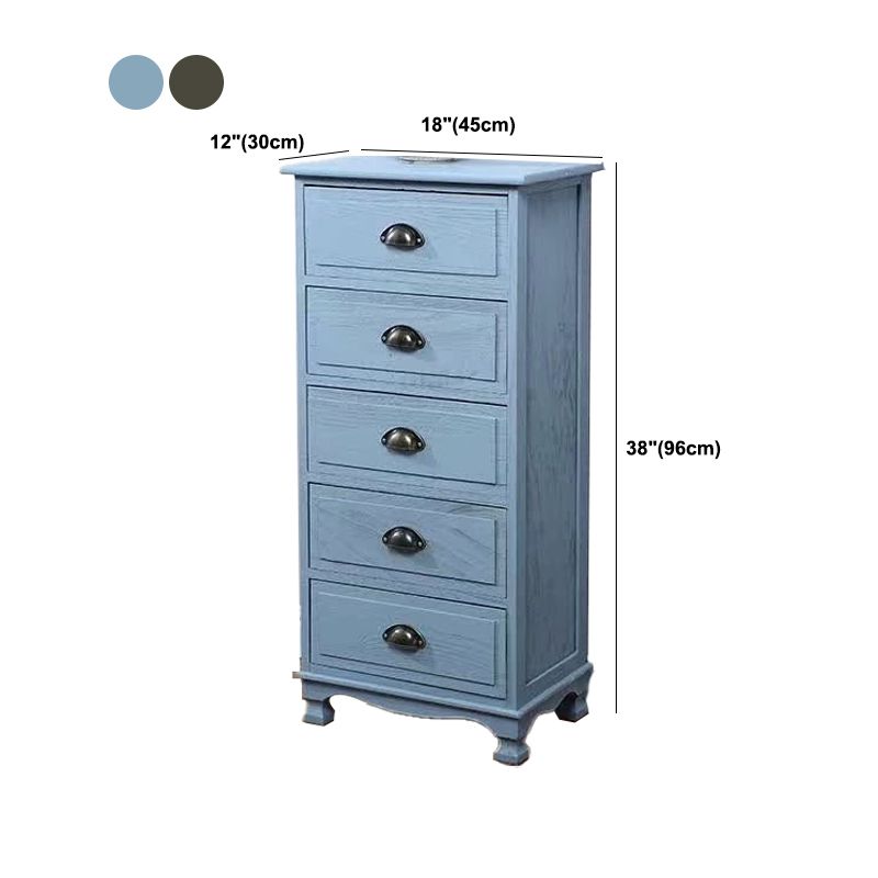 11,7-inch W Coastal opbergkast dressoir vaste houten opbergkast