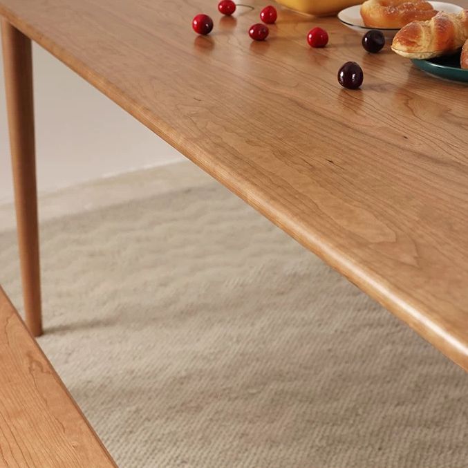 Rectangle Solid Wood Table Modern Dining Table with 4 Legs for Restaurant Clearhalo ' dining_table' 'Dining Tables & Seating' 'Dining Tables' 'furn' 'furn_dining_table' 'Furniture' 'furniture_dining_table' 'Kitchen & Dining Furniture' 'kitchen&dining_furn' 'kitchen' 'kitchen_dining_table' 1200x1200_fb4d1b2f-d986-4de9-962c-3a8f6ea2e436
