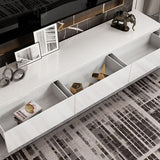 Wooden TV Stand Console Glam Media Console TV Stand for Living Room Clearhalo 'furn' 'furn_tv_stands_entertainment_centers' 'Furniture' 'Living Room Furniture' 'TV Stands & Entertainment Centers' 'TV Stands & Media Storage Furniture' 'tv_stands_entertainment_centers' 1200x1200_fb4de5ee-90fb-47ad-b436-14981ea72065