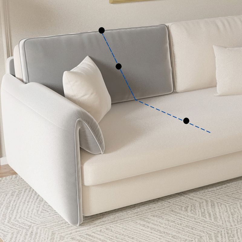 Contemporary Foldable Futon Sleeper Gray Futon Sleeper Sofa Bed Clearhalo 'furn' 'furn_futons' 'Furniture' 'Futons & Daybeds' 'Futons' 'Living Room Furniture' 1200x1200_fb5015e2-bd6f-4c4e-b9b3-92eef7f09301