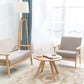 Contemporary Wooden Cocktail Table Round / Square / Triangle Top Coffee Table Clearhalo 'Coffee & Accent Tables' 'Coffee Tables' 'coffee_tables' 'furn' 'furn_coffee_tables' 'Furniture' 'Living Room Furniture' 1200x1200_fb5213db-0934-4057-a58a-16def5ad0366