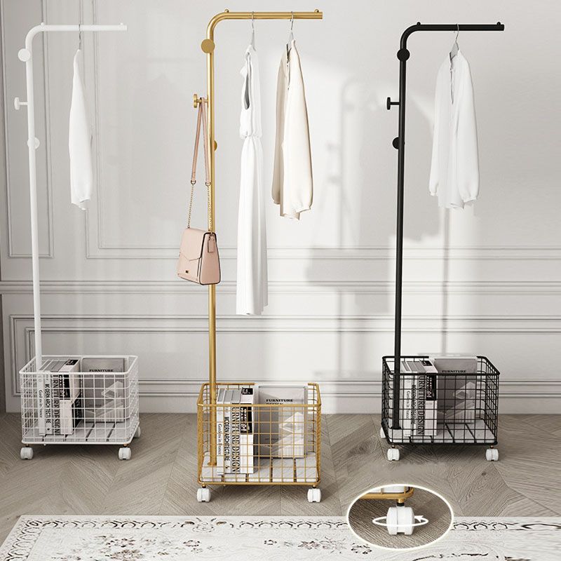 Metal and Slate Entrance Coat Rack Modern Minimalist Home Floor Coat Rack Clearhalo 'Entry & Mudroom Furniture' 'furn' 'furn_hall_tree_coat_racks' 'Furniture' 'Hall Trees & Coat Racks' 'hall_tree_coat_racks' 1200x1200_fb52c618-42da-4815-bd2b-95a63a368c86