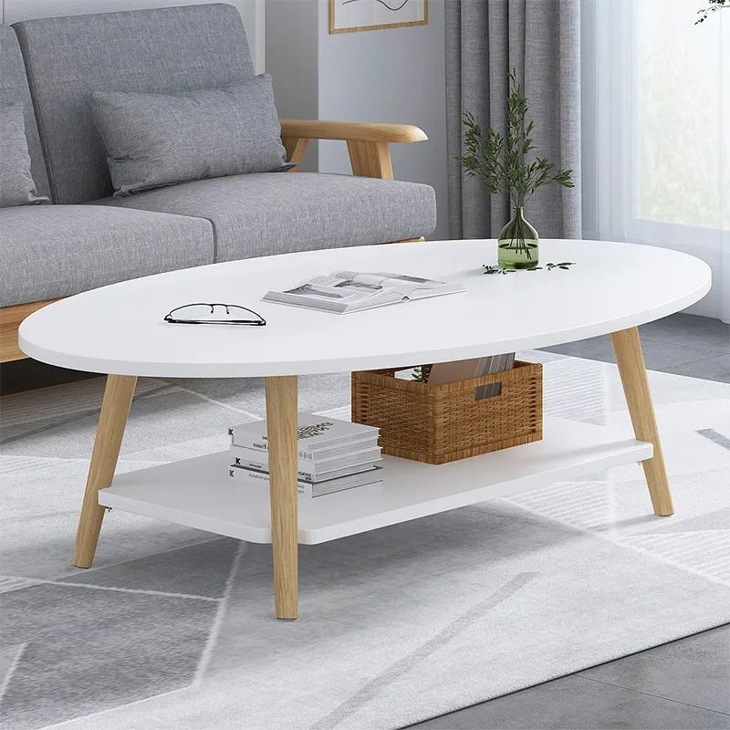 Modern 4 Legs Coffee Table with Storage Champagne Cocktail Table Clearhalo 'Coffee & Accent Tables' 'Coffee Tables' 'coffee_tables' 'furn' 'furn_coffee_tables' 'Furniture' 'furniture_coffee_tables' 'Living Room Furniture' 1200x1200_fb56777a-ea90-4ae1-be77-2146492c6c55