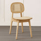 Solid Wood Dining Room Chairs Industrial Style Open Back Side Chair