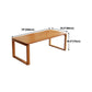 Pine Wood Contemporary Rectangular Table Wood Top Table with Sled Base Clearhalo 'Dining Tables & Seating' 'Dining Tables' 'dining_table' 'furn' 'furn_dining_table' 'Furniture' 'Kitchen & Dining Furniture' 1200x1200_fb5740d0-3a14-4be3-8bee-9539313ced94