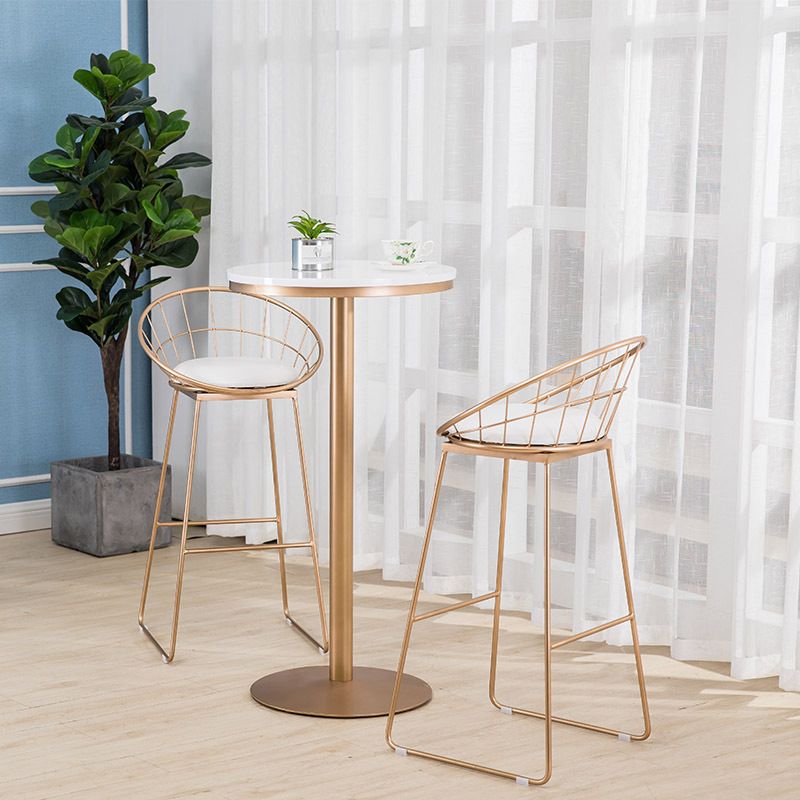 Round 1/2/3/4 Pieces Pub Dining Set Modern Metal Living Room Counter Height Set Clearhalo 'Bar Furniture' 'furn' 'furn_home_bar_bar_sets' 'Furniture' 'Home Bars & Bar Sets' 'home_bar_bar_sets' 'Kitchen & Dining Furniture' 1200x1200_fb57a406-d616-4878-9312-0b12b1bc43b2