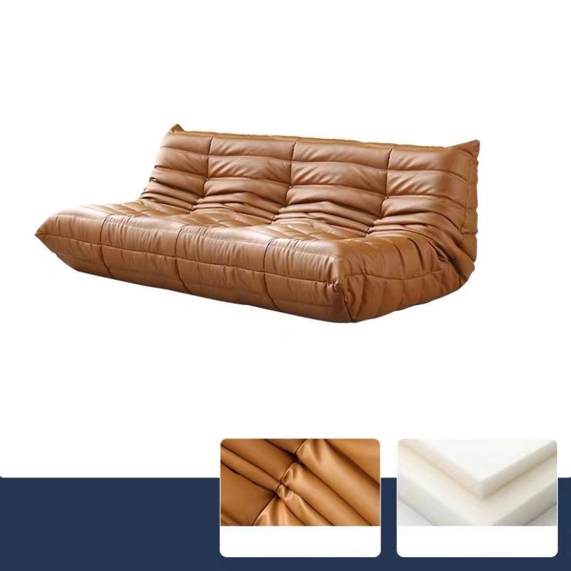 Modern Sewn Pillow Back Armless Sofa with 1 to 3 Seats for Apartment Clearhalo 'furn' 'furn_sofas' 'Furniture' 'furniture_sofas' 'kitchen' 'kitchen_sofas' 'Living Room Furniture' 'Sofa' 'sofas' 1200x1200_fb57cd7a-74b1-425c-8d40-43a50ccafa56