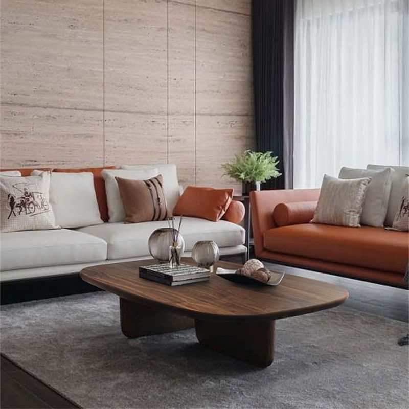 Abstract Coffee Table Modern Solid Wood Coffee Cocktail Table Clearhalo 'Coffee & Accent Tables' 'Coffee Tables' 'coffee_tables' 'furn' 'furn_coffee_tables' 'Furniture' 'Living Room Furniture' 1200x1200_fb5adfd9-8b2d-472b-bf5e-77509ec36d1f