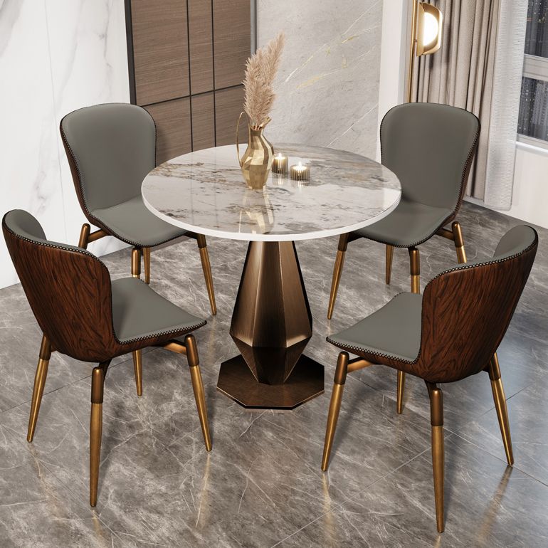 Traditional Luxury Round Furniture Stone Pedestal Base Dining Site Table Clearhalo ' dining_table' 'Dining Tables & Seating' 'Dining Tables' 'furn' 'furn_dining_table' 'Furniture' 'furniture_dining_table' 'Kitchen & Dining Furniture' 'kitchen&dining_furn' 'kitchen' 'kitchen_dining_table' 1200x1200_fb5b8ea4-f291-47e3-9dd9-4e7bb18d578e