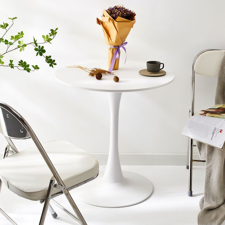 Metal Modern Round Dining Table Wood Top Indoor Table with Tulip Base Clearhalo ' dining_table' 'Dining Tables & Seating' 'Dining Tables' 'furn' 'furn_dining_table' 'Furniture' 'furniture_dining_table' 'Kitchen & Dining Furniture' 'kitchen&dining_furn' 'kitchen' 'kitchen_dining_table' 1200x1200_fb5c206c-efeb-477a-953d-c763029f44a7