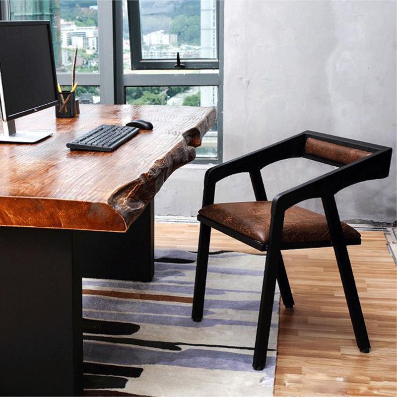 Houten kant eetstoelen hedendaagse open achterkant eetstoelstoel