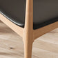 Contemporary Upholstered Armless Chair Home Solid Wood Dining Chair