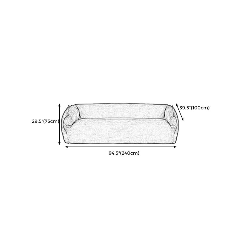 Velvet Pillow Top Arm Sofa 38.5"W with Tight Back Stain Resistant Sofa Clearhalo 'furn' 'furn_sofas' 'Furniture' 'furniture_sofas' 'Living Room Furniture' 'Sofa' 'sofas' 1200x1200_fb5f6f04-c9c2-4f56-b4e1-9b79f4ddbf8e