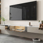 Glam TV Media Stand Enclosed Storage Wall-mounted TV Media Console with Drawers Clearhalo 'furn' 'furn_tv_stands_entertainment_centers' 'Furniture' 'Living Room Furniture' 'TV Stands & Entertainment Centers' 'TV Stands & Media Storage Furniture' 'tv_stands_entertainment_centers' 1200x1200_fb62aa4e-d208-435e-a893-ea15e4800378