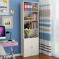 Closed Back Standard Storage Bookcase Nordic Wooden Bookshelf