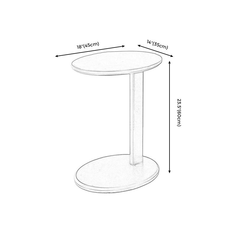 Industrial Brown 23.6" H x 15.7" W x 23.6" D Sofa Side Accent Table Clearhalo 'Coffee & Accent Tables' 'End & Side Tables' 'end_side_table' 'end_side_tables' 'furn' 'furn_end_side_tables' 'Furniture' 'furniture_end_side_table' 'Living Room Furniture' 1200x1200_fb63af90-a7bd-4af8-bc07-c561218afb22