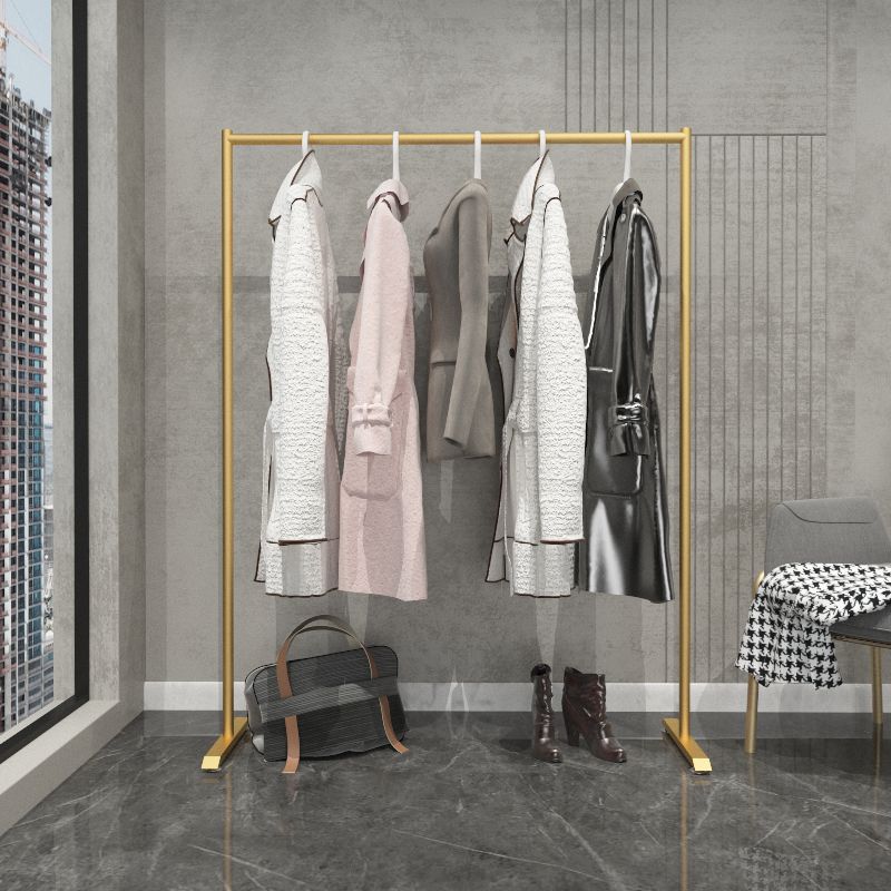 Glam Rack Rack in metallo incorniciata con pentola di ingresso per soggiorno per soggiorno