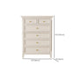 Wooden Storage Chest Dresser Classic Glam Dresser for Bedroom